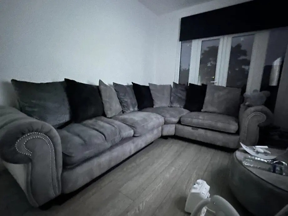 Dynasty GREY CORNER SOFA