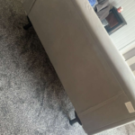 Phoebe grey velvet double sofa bed