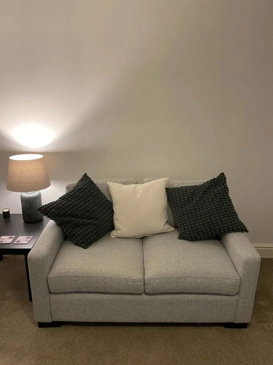 M&S Fletcher Light Grey Large Two-Seater Sofa