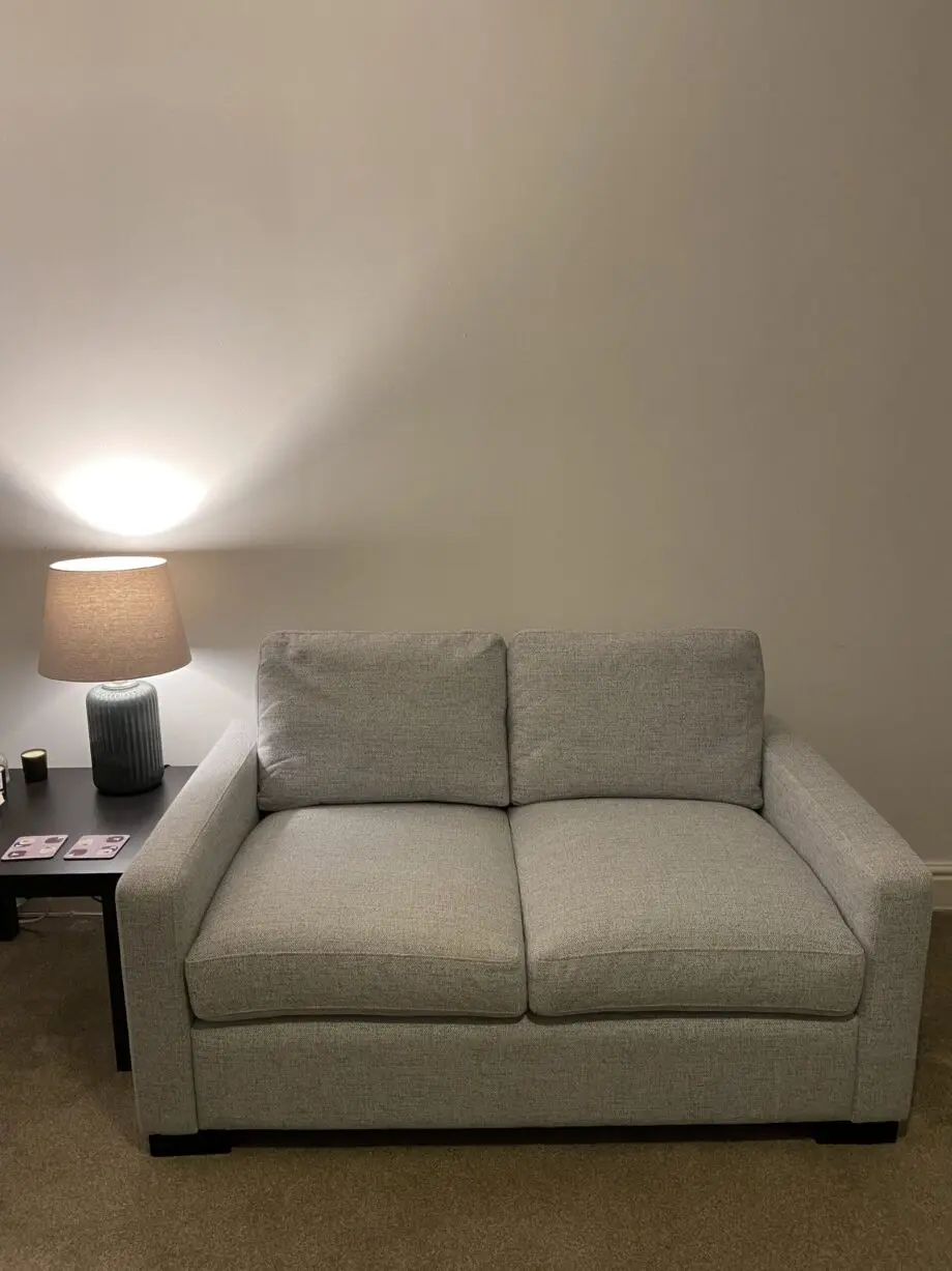 M&S Fletcher Light Grey Large Two-Seater Sofa