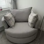 DFS Owen Grey Swivel Chair