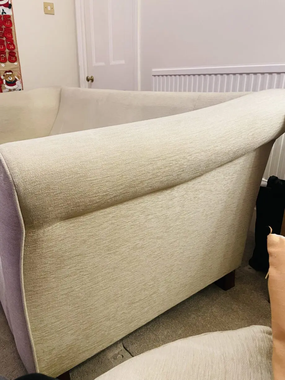 M&S large sofa 3-4 settee calico champagne