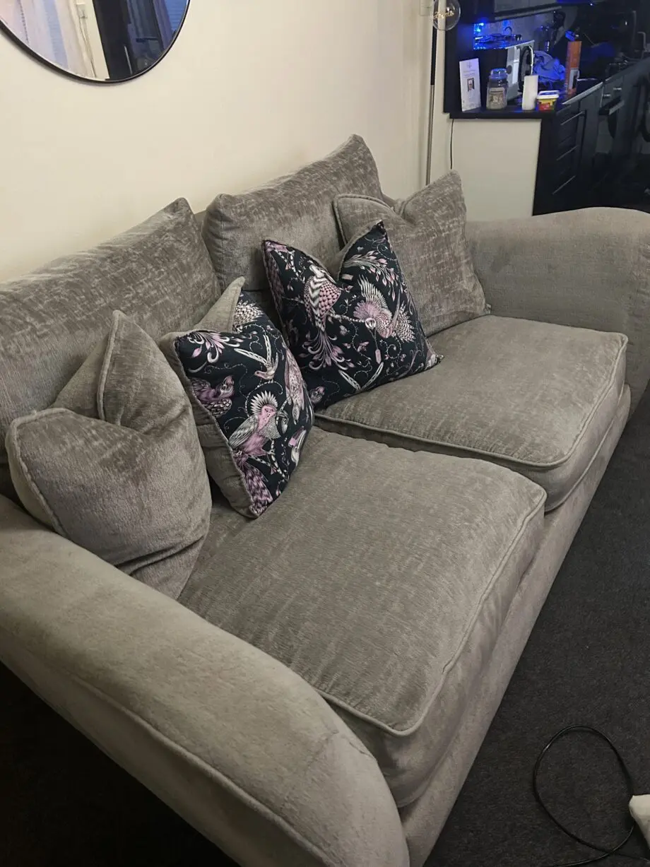 Sofology 3 seater sofa and cuddle chair