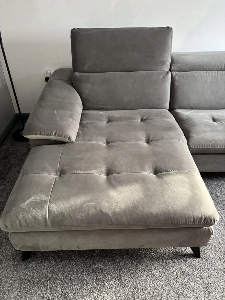 Barker and Stonehouse Metropole Grey 3 Seater Sofa with Chaise