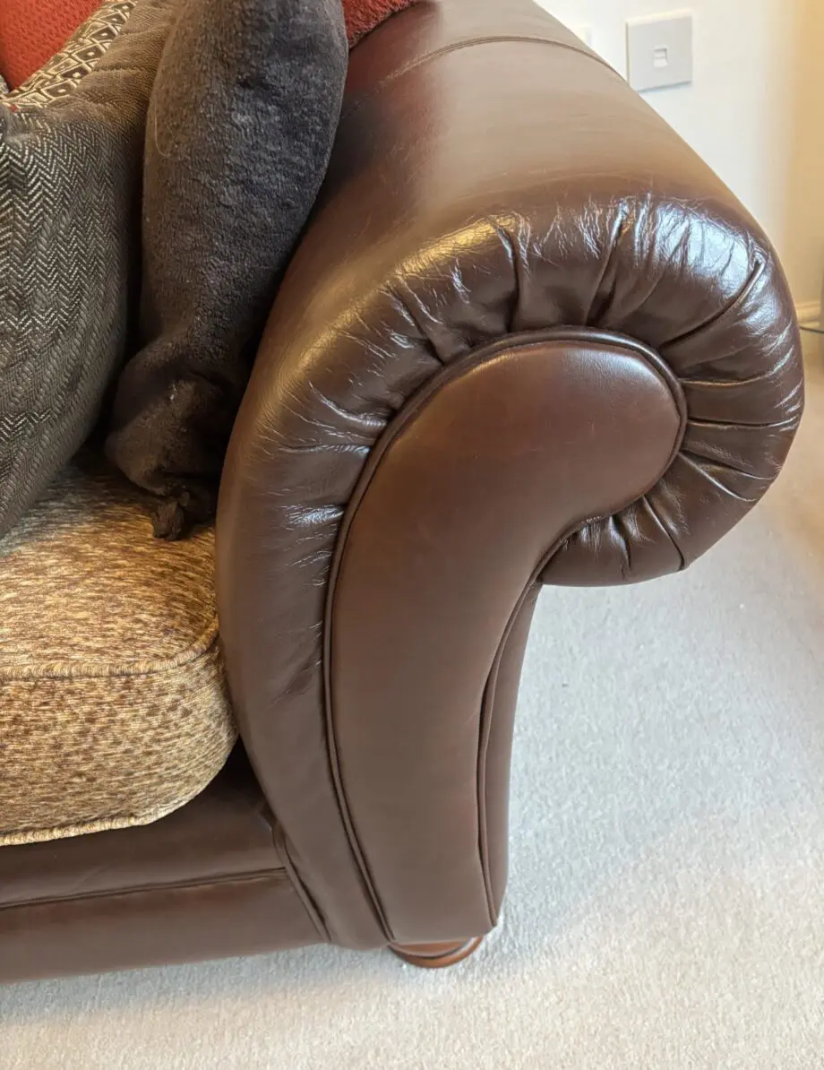 DFS Perez Alaska Choco, 4 seater, 3 seater & footstool