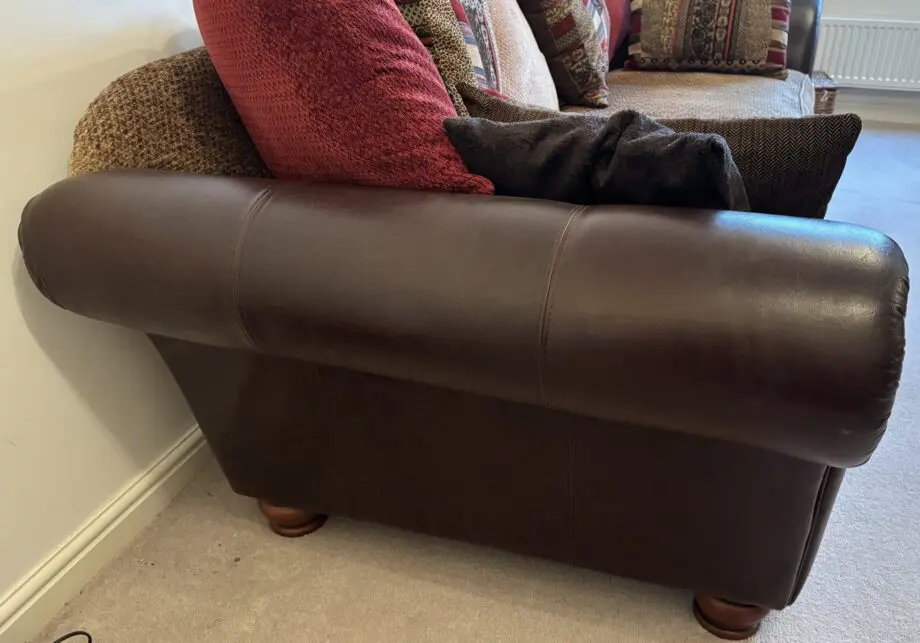 DFS Perez Alaska Choco, 4 seater, 3 seater & footstool