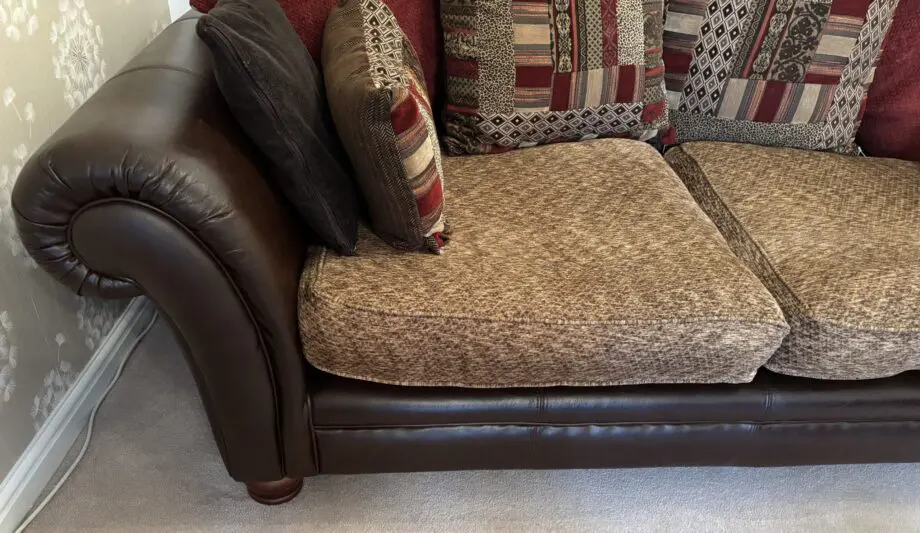 DFS Perez Alaska Choco, 4 seater, 3 seater & footstool