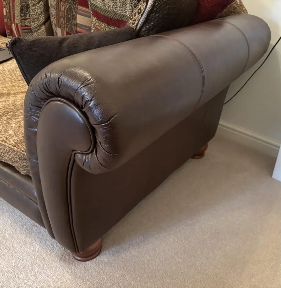 DFS Perez Alaska Choco, 4 seater, 3 seater & footstool