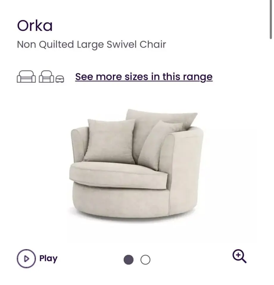 DFS orka swivel chair