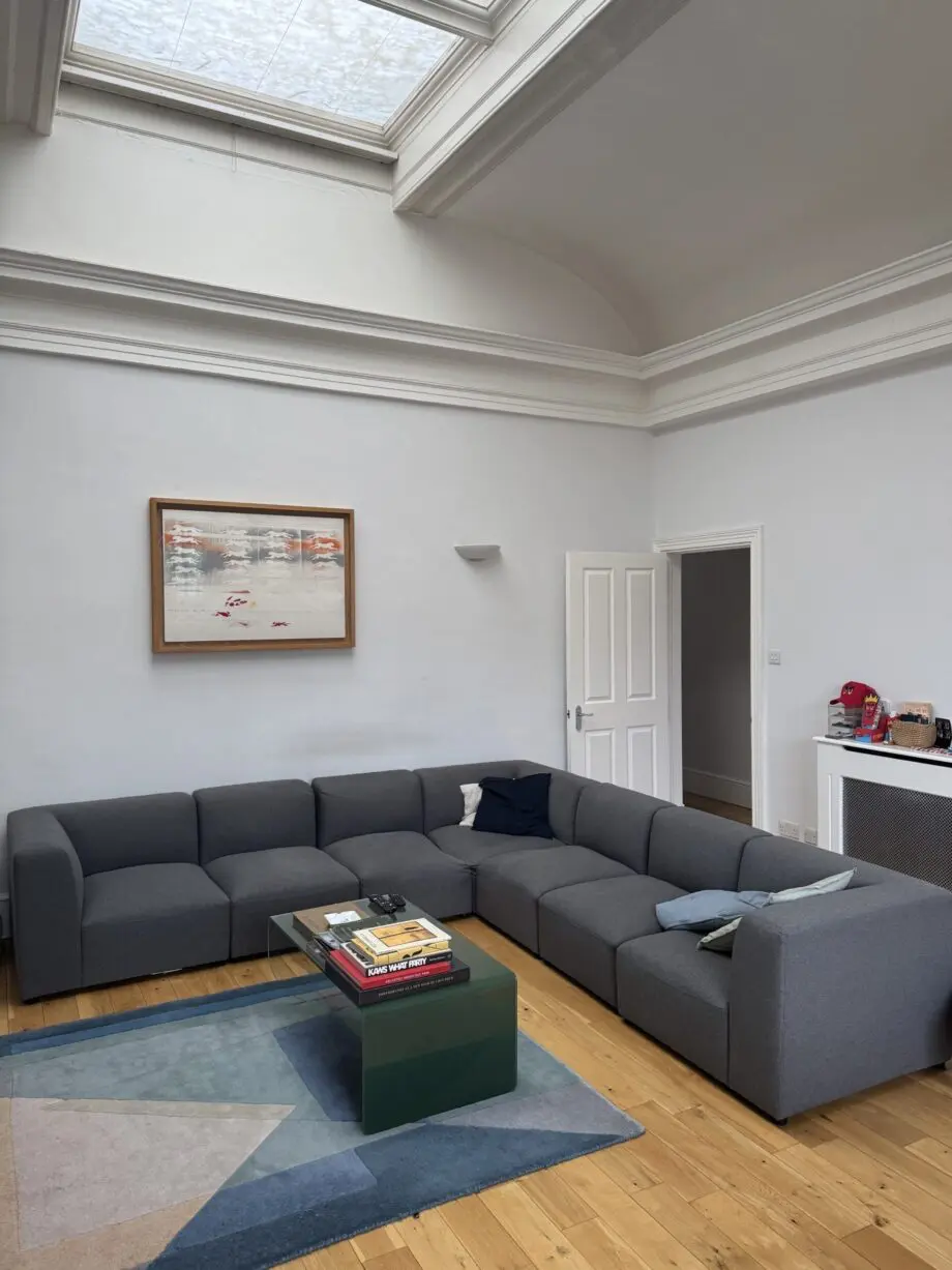 Made modular sofa, grey, 2022