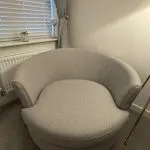 DFS Owen Grey Swivel Chair