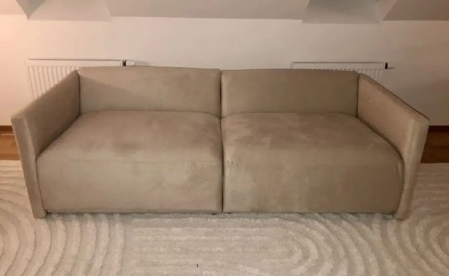 2-seater Velvet sofa - Beige in top condition