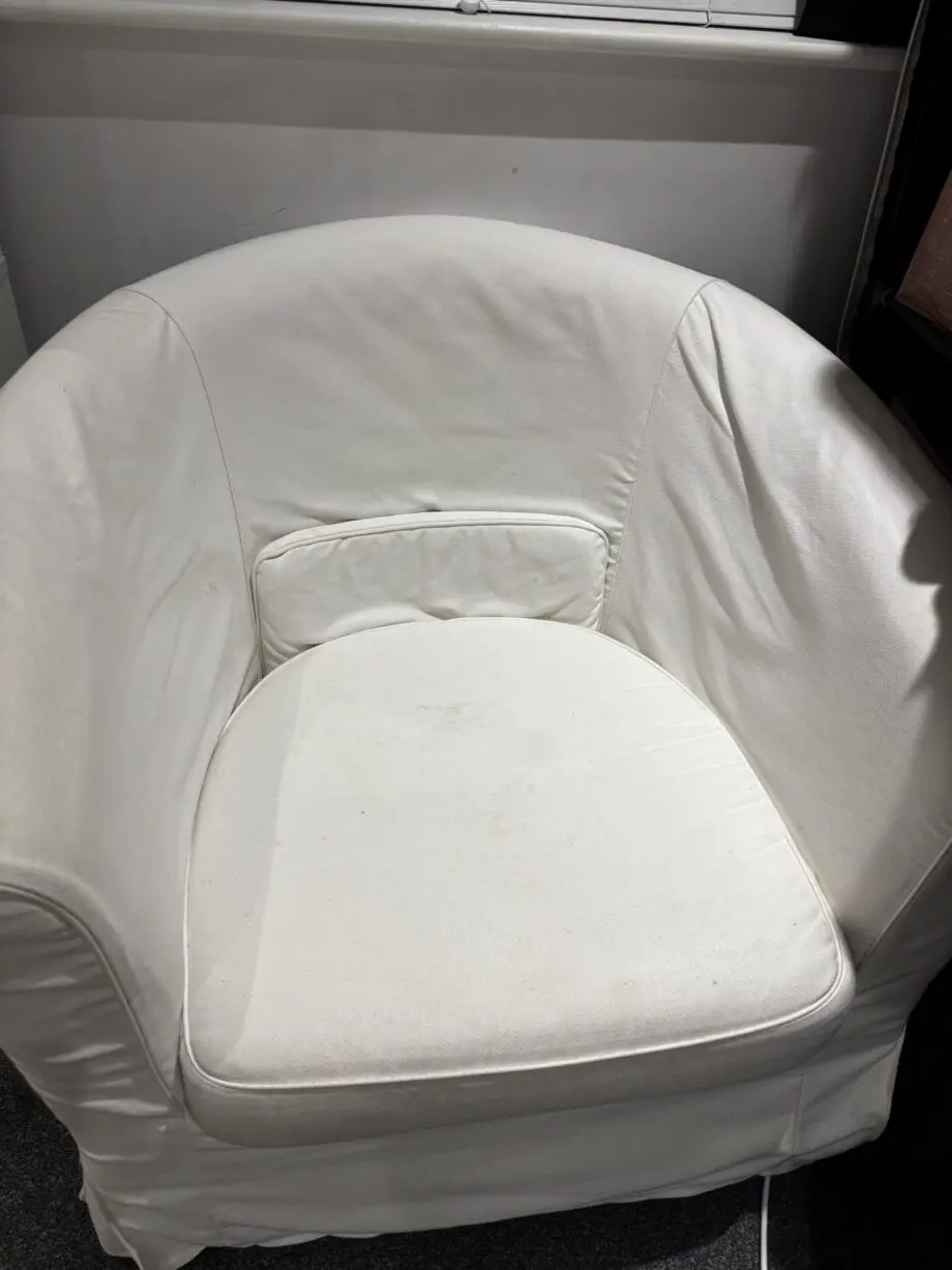 Ikea Tullsta arm chair in white colour
