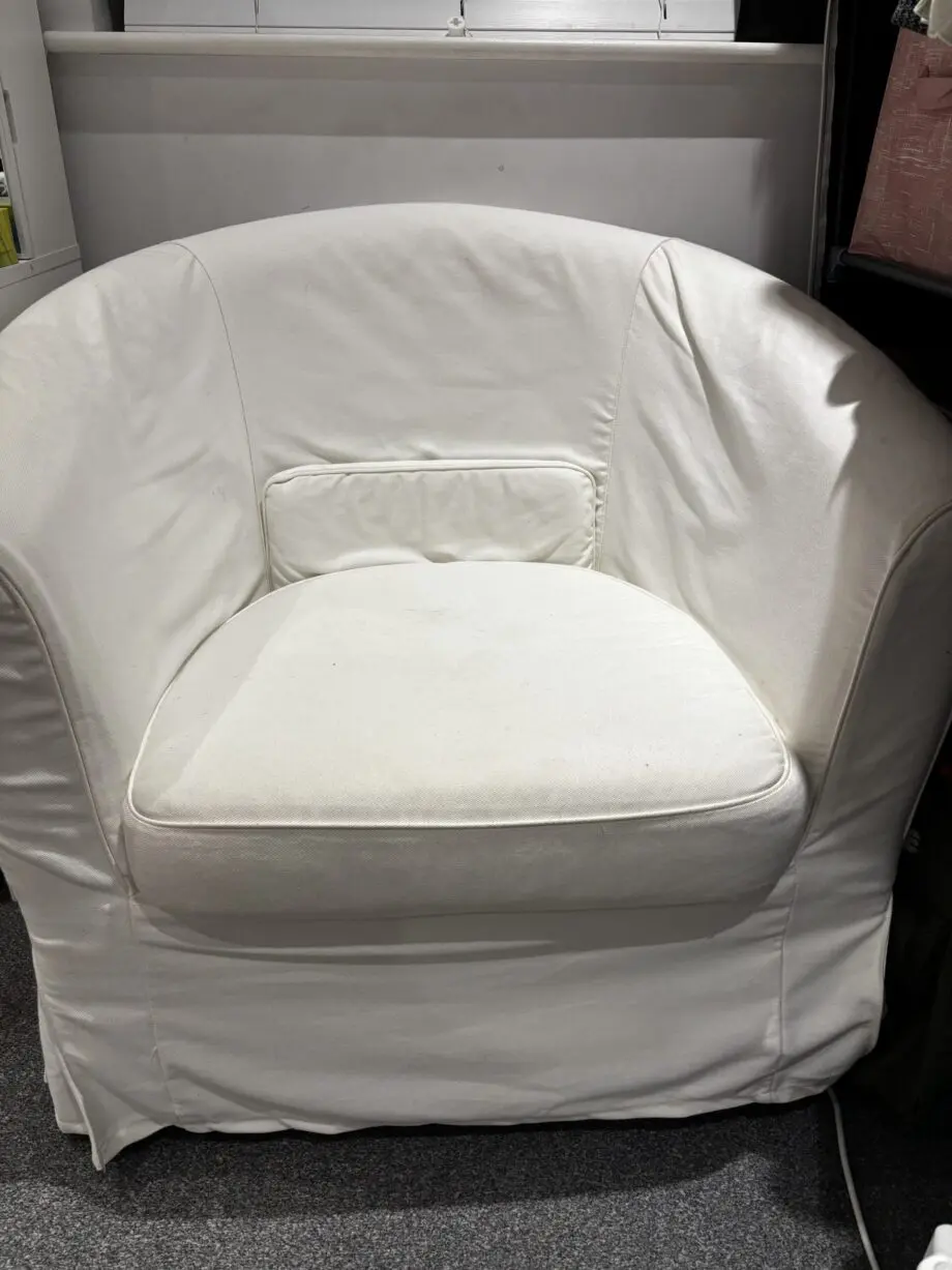 Ikea Tullsta arm chair in white colour