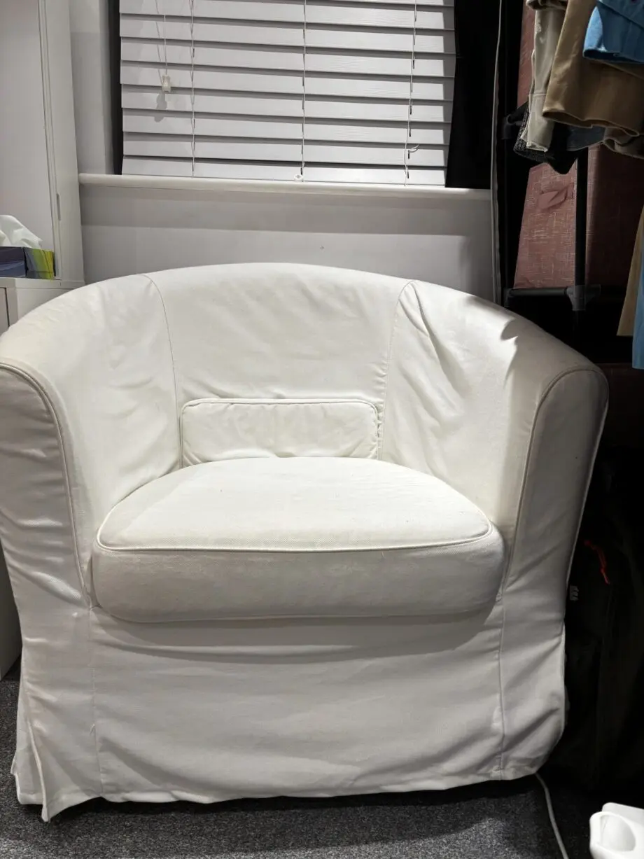 Ikea Tullsta arm chair in white colour
