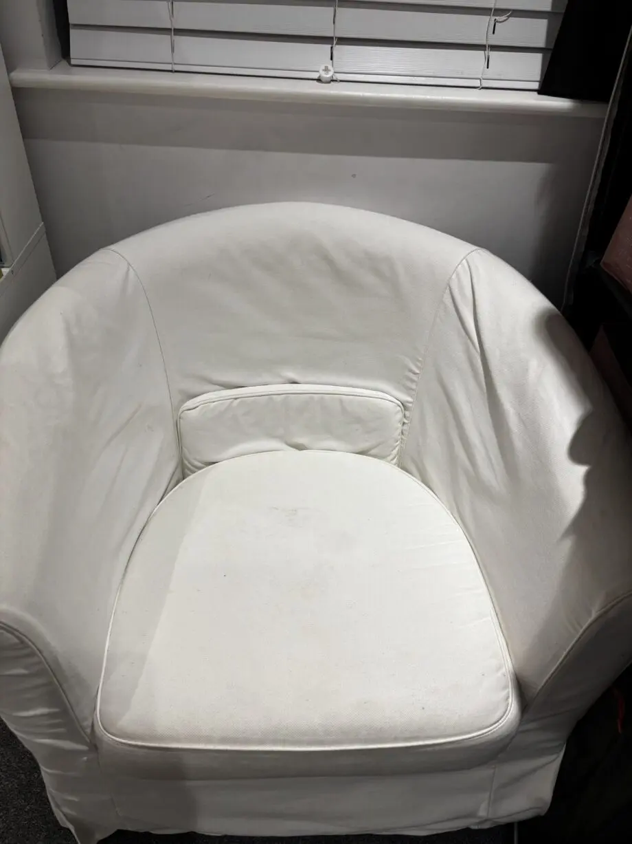 Ikea Tullsta arm chair in white colour