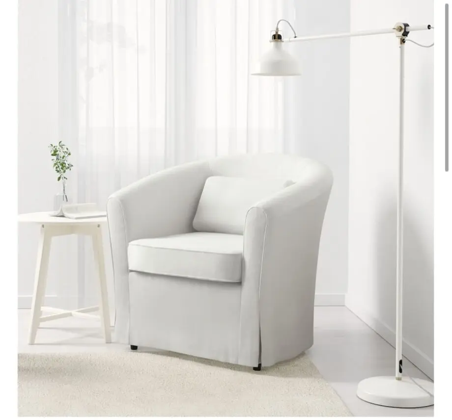 Ikea Tullsta arm chair in white colour