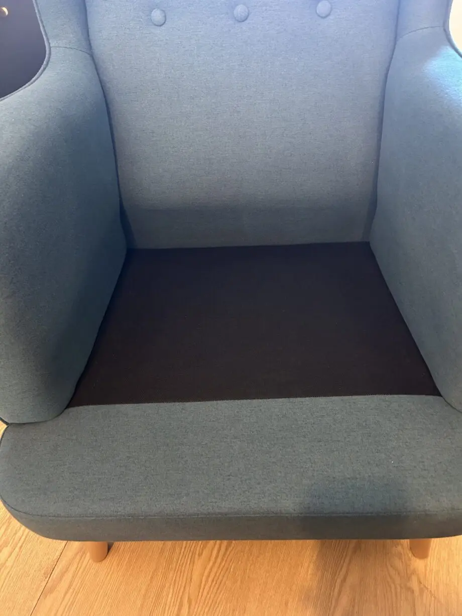 Habitat Callie fabric wingback chair - Teal