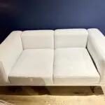 Grey three seater sofa