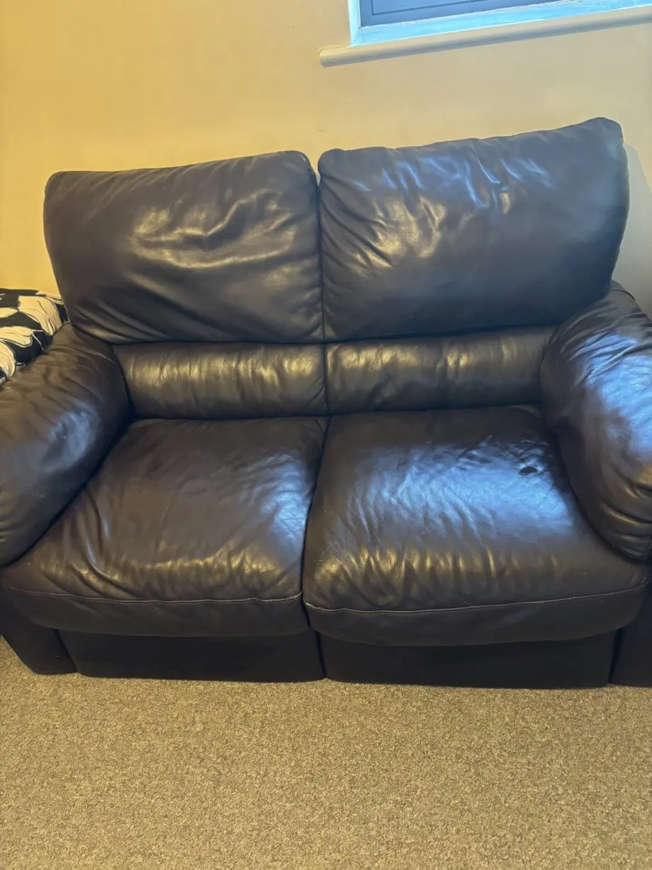 Fabb Furniture-2 Seater leather sofa