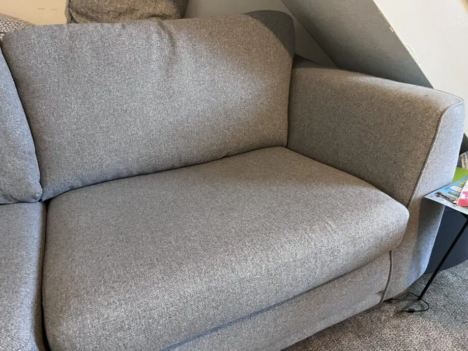 DFS 2 cushioned, 3 seat sofa