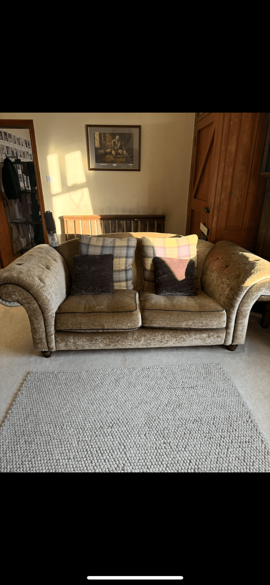 Vintage Chesterfield large sofas