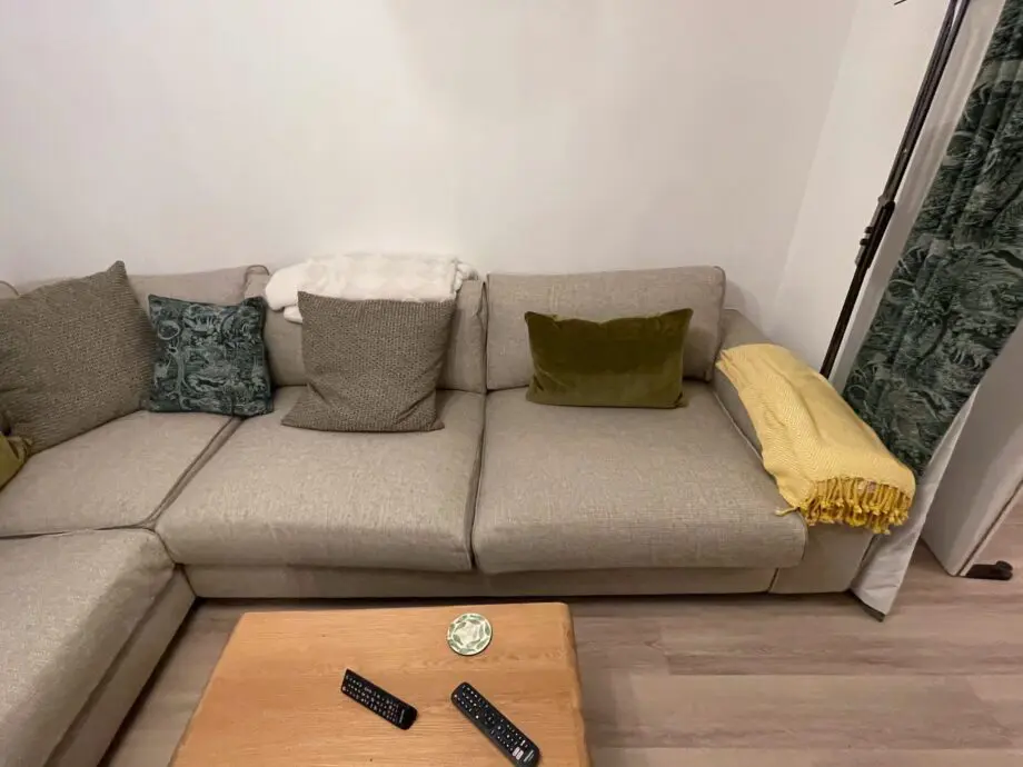 BIG Corner Sofa Sterling Terminal - Stone/Olive mix