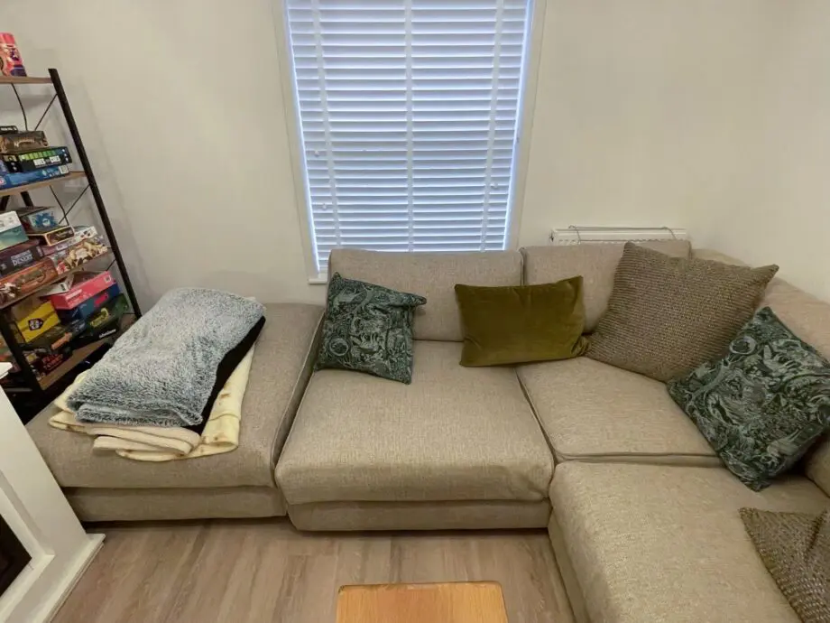 BIG Corner Sofa Sterling Terminal - Stone/Olive mix