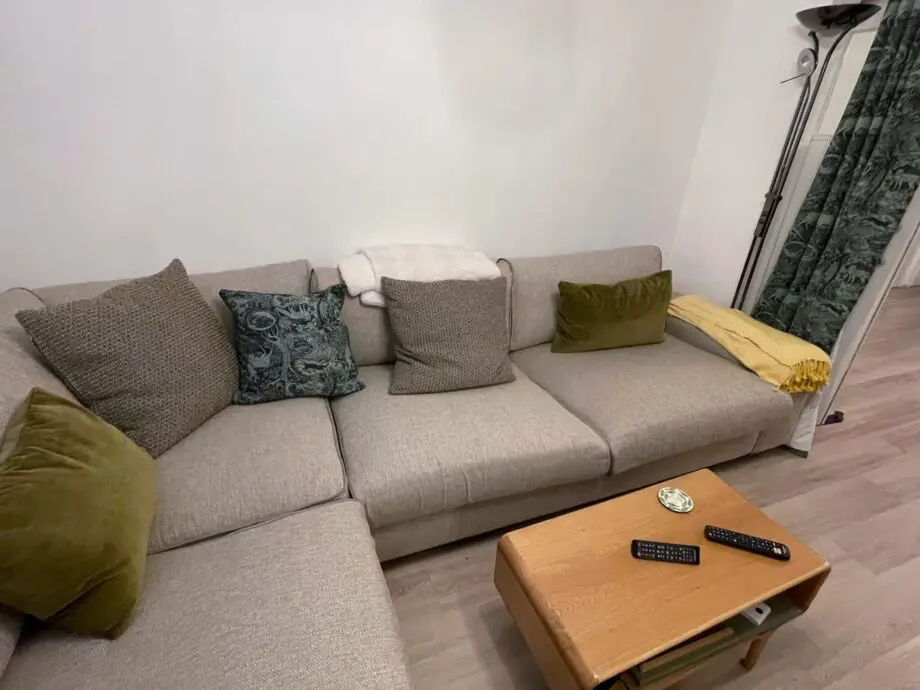 BIG Corner Sofa Sterling Terminal - Stone/Olive mix