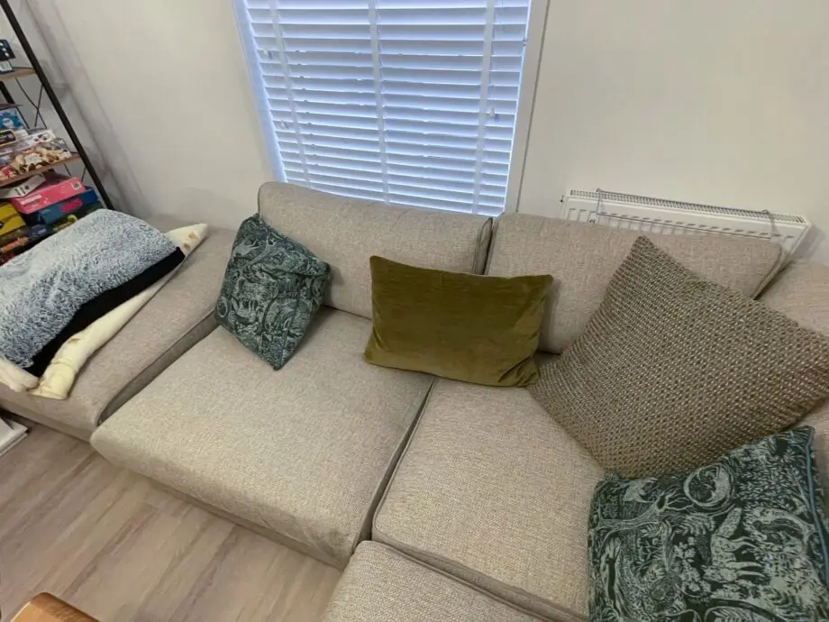 BIG Corner Sofa Sterling Terminal - Stone/Olive mix