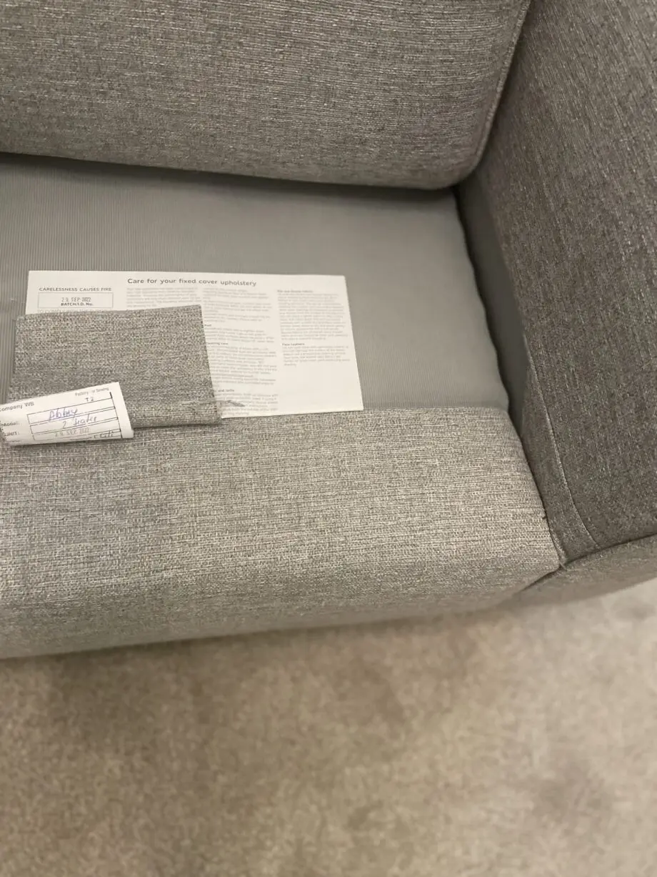 M&S Abbey grey 2 seater sofa