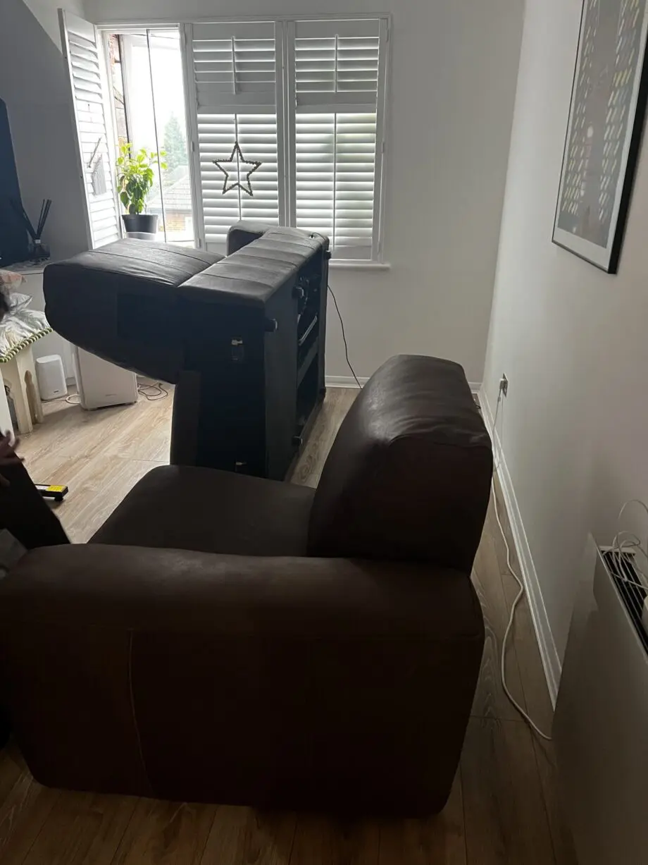 DFS - The Whimsy Hand Tipped 3 Seater Power Recliner