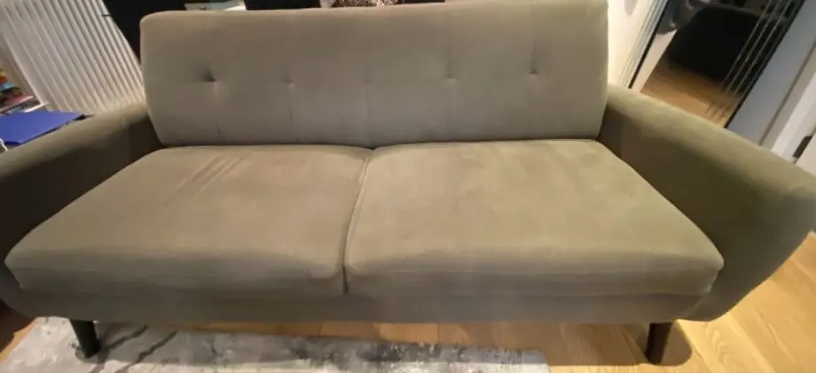 Julian Bowen Monza Grey Small 3Linen 2- Seater Sofa