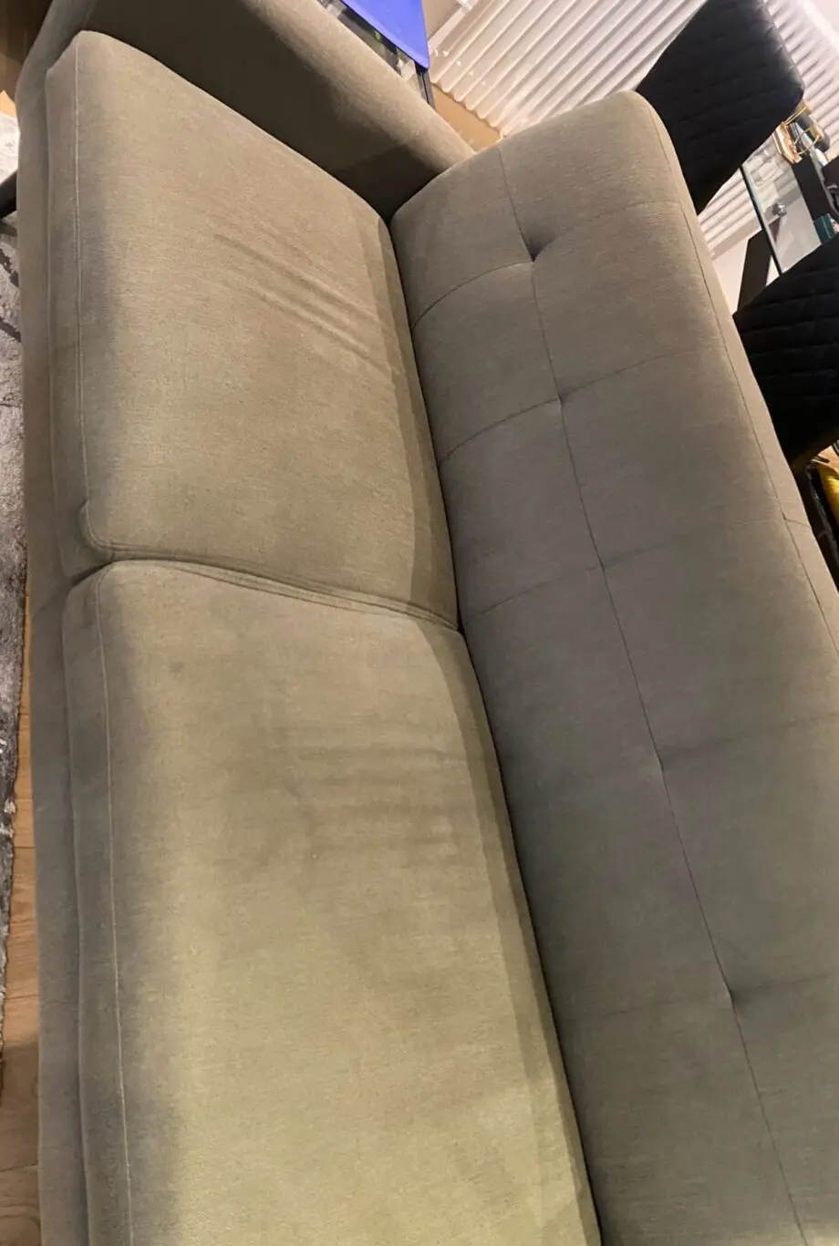 Julian Bowen Monza Grey Small 3Linen 2- Seater Sofa