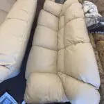 X2 cream sofas