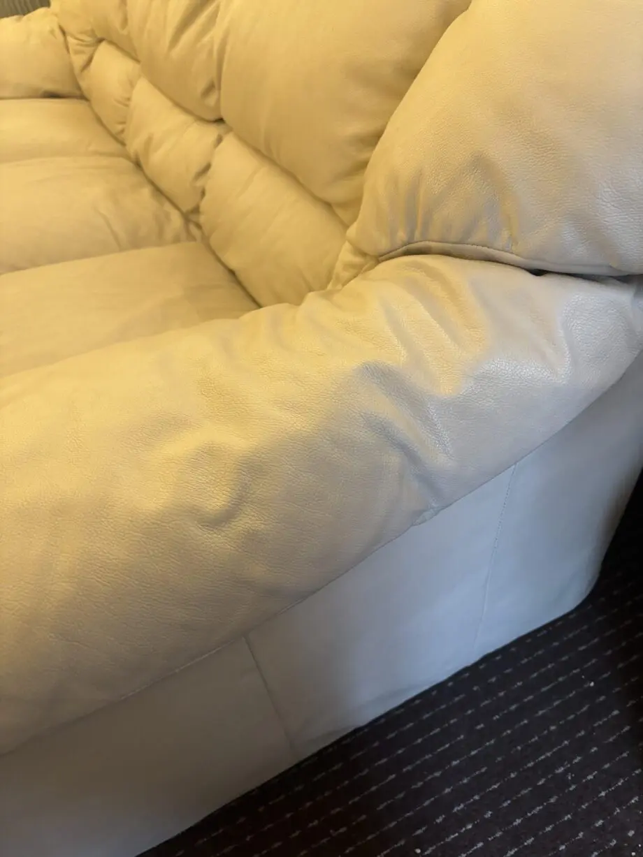 X2 cream sofas