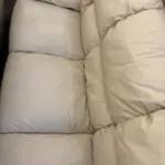 X2 cream sofas