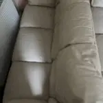 X2 cream sofas