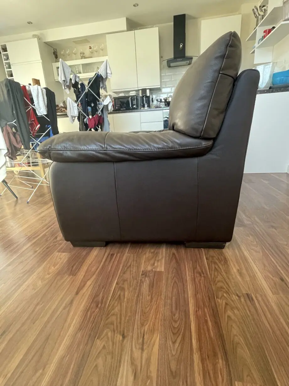 DFS Brown 3 Seater Sofa
