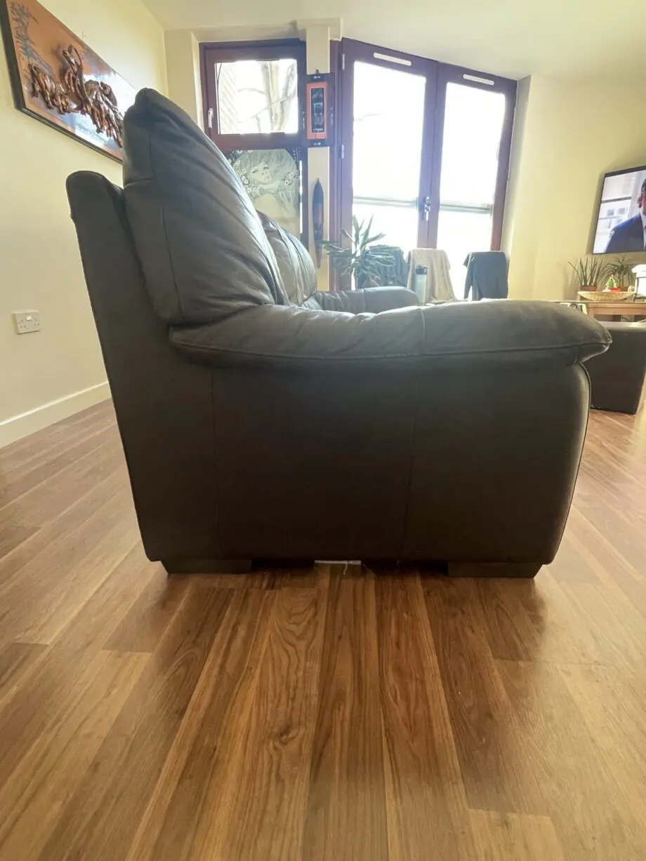 DFS Brown 3 Seater Sofa