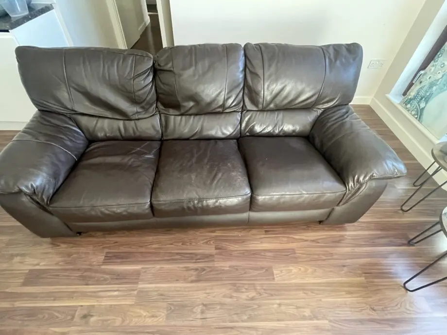 DFS Brown 3 Seater Sofa