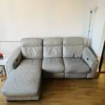 3 seater recliner leather sofa