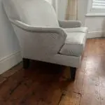 High-back French Louis-style two-seater sofa