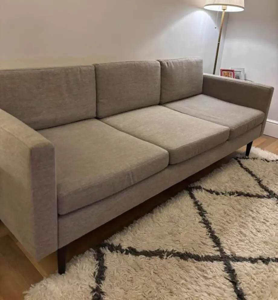 Swyft 3 seater shadow grey sofa model 01