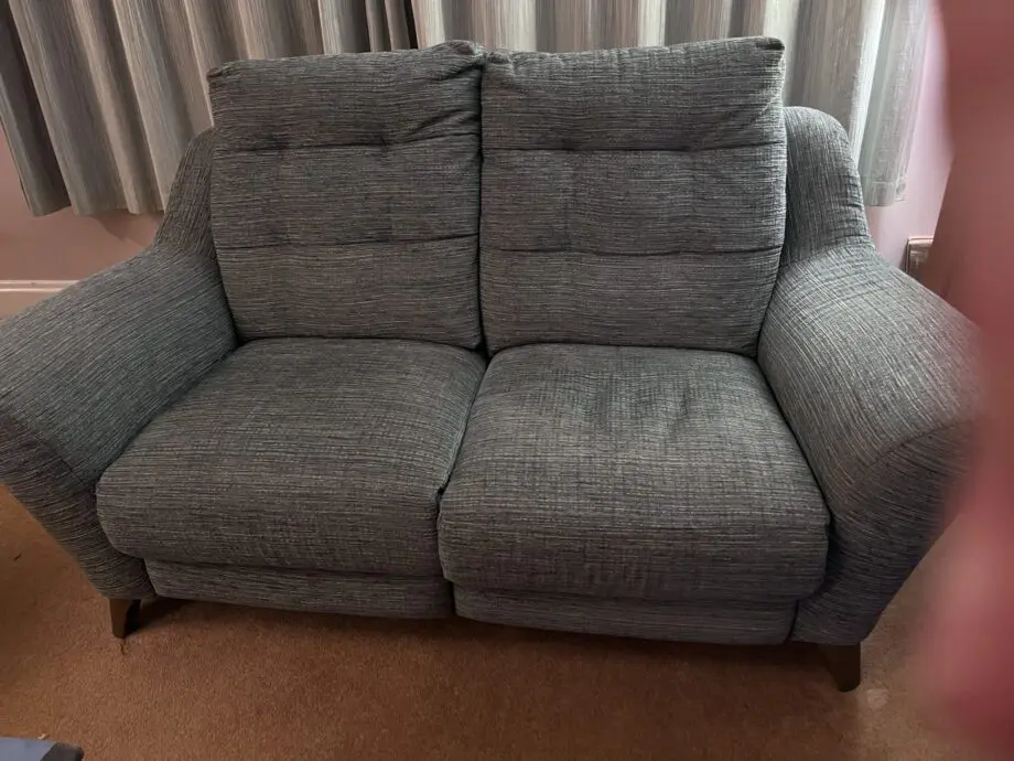 L G-Plan 3 piece suite power recliners on all chairs