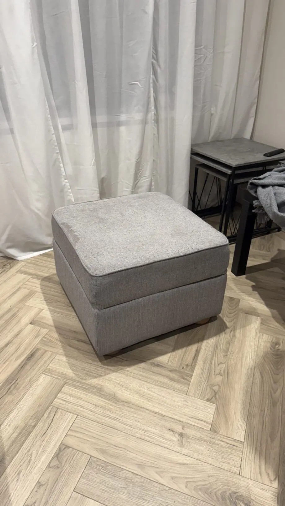 DFS Belair Chesterfield Sofa 3 piece Set in Grey