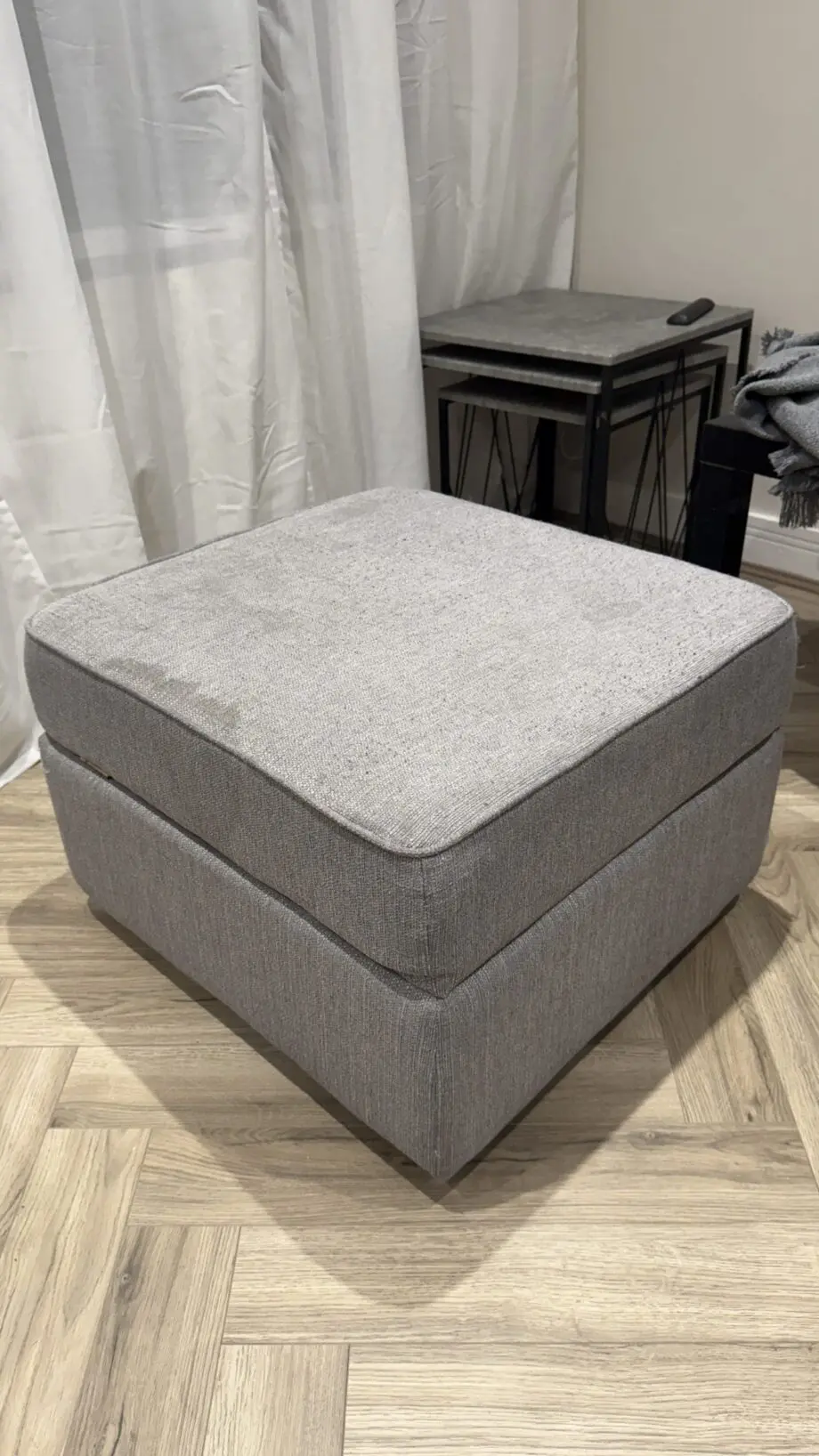 DFS Belair Chesterfield Sofa 3 piece Set in Grey
