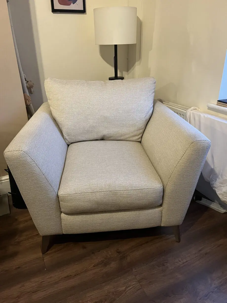 HouseBeautiful Libby Single Armchair, Beige