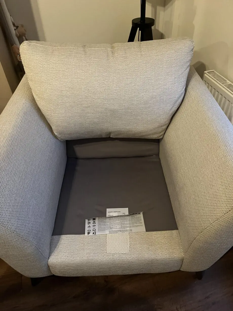 HouseBeautiful Libby Single Armchair, Beige
