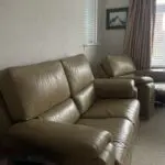 SOFA LEATHER 3+2+(1 Recliner)
